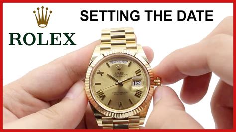 how to adjust rolex time|how to change time on rolex.